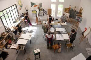 Atelier de peinture à Kaïros