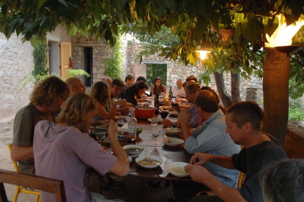 Repas partagé à Kaïros