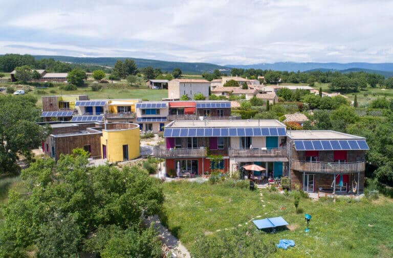 Vue aérienne des Colibres