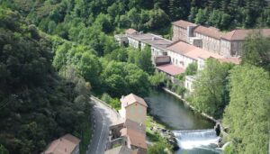 Vue aérienne du moulinage