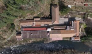 Vue aérienne du moulinage