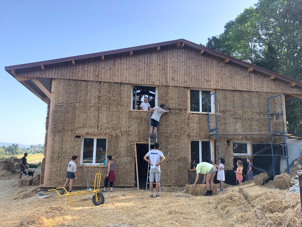 Chantier bâtiment agricole