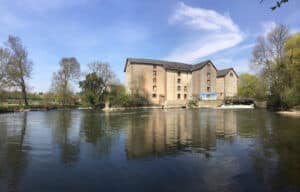 Le Moulin Bleu vue du Loir